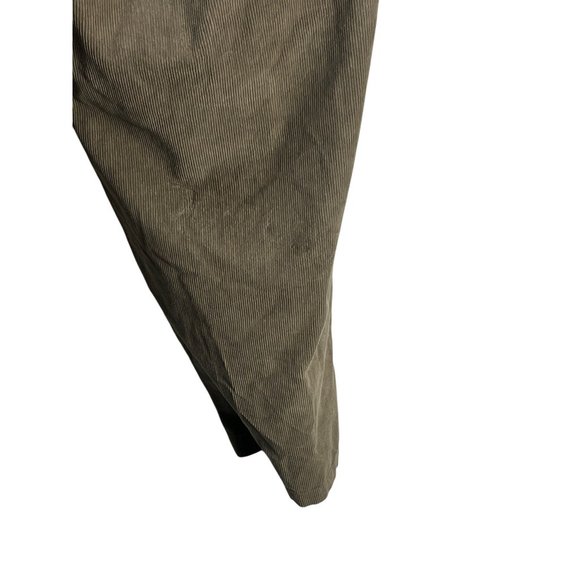 Croft & Barrow Mens 40x30 Classic Corduroy Flat Front Pants Cotton Tan  Retro - Picture 12 of 16